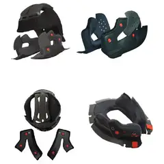 EDGE HELMETS - Almohadillas - Negro
