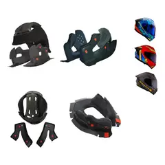 EDGE HELMETS - Almohadillas - Negro