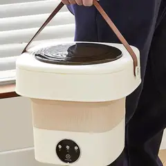 GENERICO - MINI LAVADORA CON CANASTA DE CENTRIFUGADO