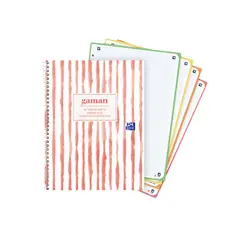 PELIKAN - Cuaderno Oxford 5 Materias Cuadriculado Pequeño Gaman Onl