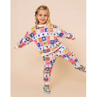 DOSOJOS - Conjunto unisex de buzo y jogger en algodón peruano - Cuadros