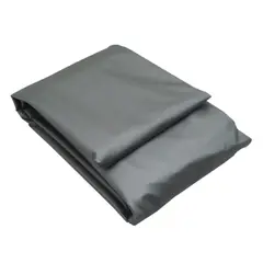 MUEBLES FANTASIA - Protector de colchón 140cm DOBLE GRIS Impermeable Hospitalario