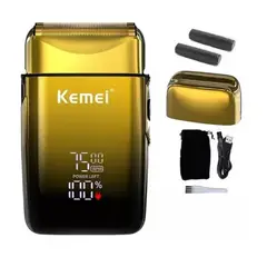 KEMEI - Maquina Afeitar Barba Rasuradora A Ras