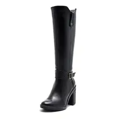 VIOLA - Bota para mujer Swaty negra de caña alta