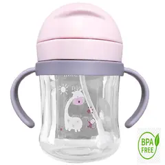 MUNDO BEBE - Vaso pitillo antiderrame bebe niño niña 250ml