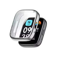 GENERICO - Funda Case Para Xiaomi Redmi Watch 3 Active-Plateado