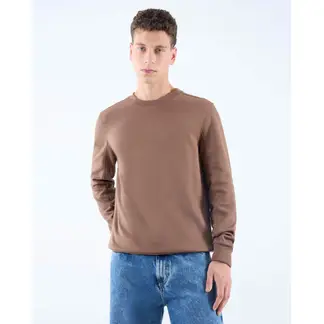 SEVEN SEVEN - Buzo Para Hombre Cuello Redondo Color Cafe Marca #45060691