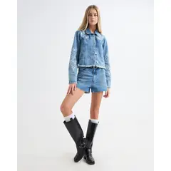 SEVEN SEVEN - Short Para Mujer Color Azul Medio Marca #28191043