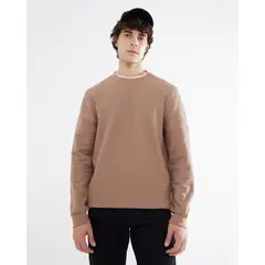 SEVEN SEVEN - Buzo Para Hombre Cuello Redondo Color Camel Marca #45060675