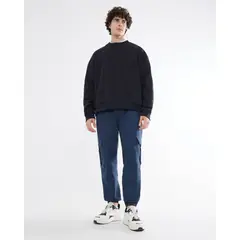 SEVEN SEVEN - Jogger Con Bolsillos Cargo Para Hombre Azul