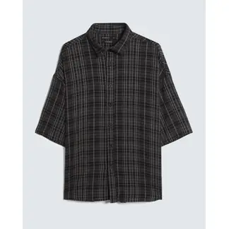 SEVEN SEVEN - Camisa Para Hombre Manga Corta Color Gris Oscuro Marca #45012086