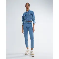 SEVEN SEVEN - Jean Para Mujer Mom Color Azul Medio Marca #28160845