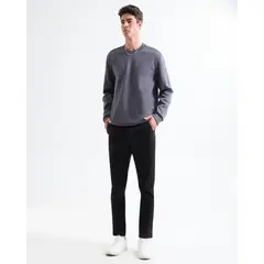 SEVEN SEVEN - Pantalón Para Hombre Chino Color Negro Marca #45071084