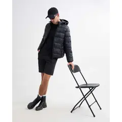 SEVEN SEVEN - Bermuda Tipo Chino Con Bolsillos Para Hombre Negro