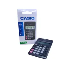 CASIO - Calculadora De Bolsillo Negra De 8 Dígitos - Hl-815l
