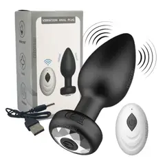 GENERICO - Plug Anal Vibrador Control A Distancia Masajeador Prostatico