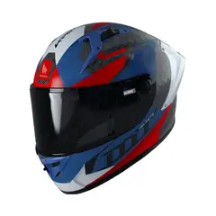 MT HELMETS - KRE+ CARBON PROJECTILE D7 AZUL BRILLO TALLA L