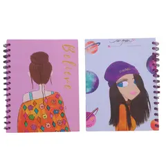 GENERICO - Cuaderno Ilustrado Argollado Believe de Maria Perfecta