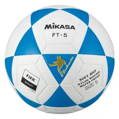 GENERICO - Balón De Fútbol Mikasa Ft5 Cuero Original Color Azul