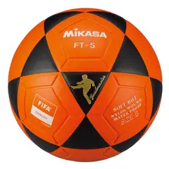 GENERICO - Balón Fútbol Mikasa Ft5 Cuero Original Color Naranja