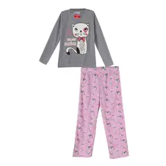 SANTANA - Pijama Niña Anita Gris