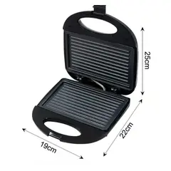 GENERICO - Sanduchera Parrilla Dm Panini Antiadherente 750w