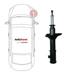 DGP - AMORTIGUADOR DELANTERO DERECHO HYUNDAI ACCENT 9909