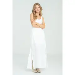 RAGGED - Vestido mayson Blanco crudo