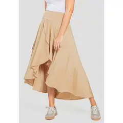 RUTTA - Falda Larga Mujer Caramelo 107385