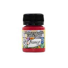 FRANCO ARTE - Pintura Para Tela 30ml Rojo Navidad