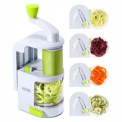 GENERICO - Cortador Rallador De Verduras Y Frutas En Espiral Fideos