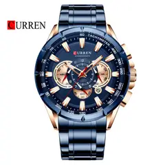 CURREN - Reloj 8363 Cronógrafo Para Hombre - Azul