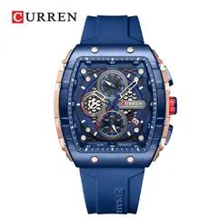 CURREN - Reloj Modelo 8442 Deportivo - Azul