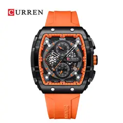 CURREN - Reloj Modelo 8442 Deportivo - Naranja