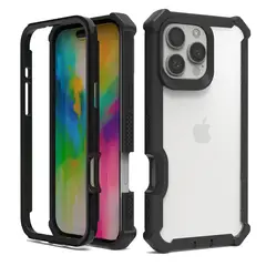 GENERICO - Estuche Funda Protector Reforzado 2 en 1 Para iPhone 16 Pro Max