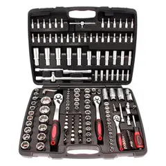 GENERICO - Juego De Copas 172 Piezas De 1/2 1/4 3/8 Mecanica Automotriz