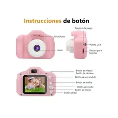 GENERICO - Cámara Mini Digital Para Niños Foto Videos Xp085 HD