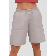 ATYPICAL - Bermuda Short Mujer Gris Medio 106604