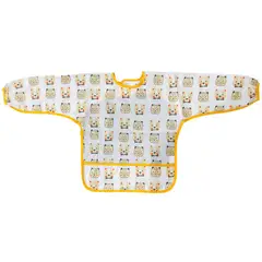 MUNDO BEBE - Babero Delantal Manga Larga Impermeable Bebe Niña Niño