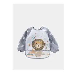MUNDO BEBE - Babero Delantal Manga Larga Impermeable Bebe Niña Niño