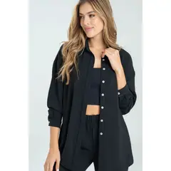 RAGGED - Camisa harper Negro