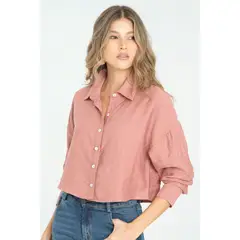 RAGGED - Camisa ninel Rojo carnauba