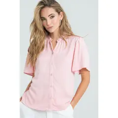 RAGGED - Camisa louise Rosado