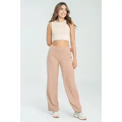 RAGGED - Pantalon selkie Rosado palo de rosa Ragged.