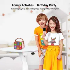 GENERICO - Kit Parlante Y Micrófono Karaoke Para Niños