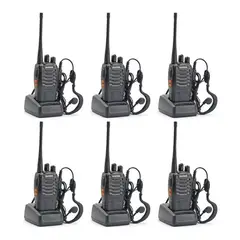BAOFENG - Radio Intercomunicador BF 888S Walkie Takie PROM X 6