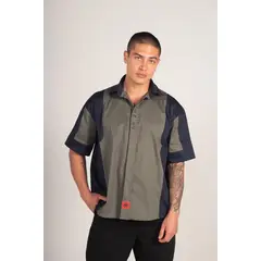 HAKISTORM - Mechanic shirt blueGray