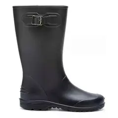 GENERICO - Bota De Caucho Impermeable Dama Moto Mujer Color