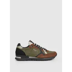 PEPE JEANS - Brit Print M Verde y Café Para Hombre