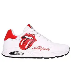 SKECHERS - Tenis Uno Rolling Stones Para Hombre Color Blanco